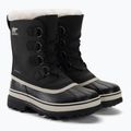 Stivali da neve Sorel Caribou nero/pietra da donna 4