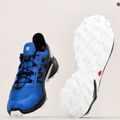 Scarpe da corsa Salomon Supercross 4 GTX da uomo blu lapis/nero/bianco 15
