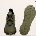 Salomon Supercross 4 scarpe da corsa uomo olvnig/grigio muschio/nero 16