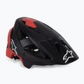 Casco da bici Alpinestars Vector Pro Atom nero/rosso opaco