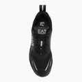 EA7 Emporio Armani Ace Runner Nuove scarpe triple nero / argento 5
