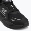 EA7 Emporio Armani Ace Runner Nuove scarpe triple nero / argento 7