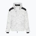 EA7 Emporio Armani giacca da sci uomo Ski Cortina Down fantasia bianco