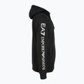 Emporio Armani Uomo EA7 Train Logo Series Extended Logo Hoodie Fz nero / bianco 3