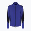 Uomo EA7 Emporio Armani Ski Kitzbuhel Power Stretch Colorblock T-Top Fz felpa blu clematis