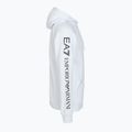 Emporio Armani Uomo EA7 Train Logo Series Extended Logo Hoodie Fz bianco / nero 3