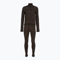Set completo di biancheria intima termica da donna EA7 Emporio Armani Ski Jacquard Knitted fancy brown animal print