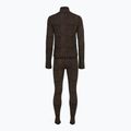 Set completo di biancheria intima termica da donna EA7 Emporio Armani Ski Jacquard Knitted fancy brown animal print 2