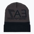 EA7 Emporio Armani Mountain Visibility Beanie asfalto / nero berretto invernale 4