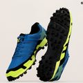Scarpe da corsa da uomo Inov-8 Mudclaw 300 blu/giallo 19