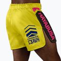 Pantaloncini da allenamento Hayabusa Icon Mid-Thigh MMA da uomo, giallo/blu 4