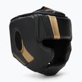Casco da boxe Hayabusa T3 Headgear nero/oro