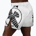 Pantaloncini da allenamento da uomo Hayabusa Icon Mid-Thigh MMA bianco/nero 3