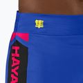 Pantaloncini da allenamento Hayabusa Icon Kickboxing da uomo blu/giallo 6