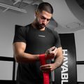 Fasce da boxe Hayabusa Deluxe Jacquard 450 cm rosso 4