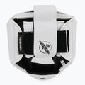 Casco da boxe Hayabusa T3 Headgear bianco/nero 4