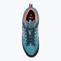 Stivali da trekking da donna CMP Moon Low Wp verde acqua/rosso fluo 5