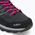 Stivali da trekking da donna CMP Rigel Mid Wp antracite/verde minerale 7
