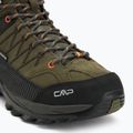 Scarponi da trekking da uomo CMP Rigel Mid Wp olive/flame 6