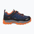 Scarponi da trekking CMP per bambini Rigel Low Wp b.blu / arancio 9