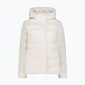 Giacca imbottita donna CMP 35K3666 Fix Hood chalk white/blue ink