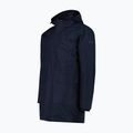 Giacca impermeabile da uomo CMP 35K3737 Parka Zip Hood black/blue/winter sun 8