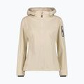 Giacca softshell da donna CMP 39A5016 Zip Hood cream
