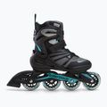 Rollerblade Zetrablade da donna nero/azzurro 2