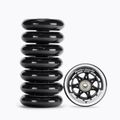 Rollerblade 84 mm/80A + SG7 + 8 mm ruote rollerblade con cuscinetti 8 pezzi nero.