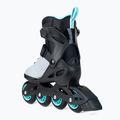 Pattini a rotelle Rollerblade Zetrablade Elite da donna nero/blu polvere 3