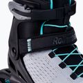 Pattini a rotelle Rollerblade Zetrablade Elite da donna nero/blu polvere 5