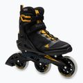 Pattini a rotelle da uomo Rollerblade Macroblade 100 3WD nero/giallo zafferano