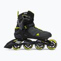 Pattini a rotelle da uomo Rollerblade Macroblade 80 nero/lime 2