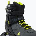 Pattini a rotelle da uomo Rollerblade Macroblade 80 nero/lime 5