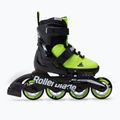 Pattini a rotelle per bambini Rollerblade Microblade giallo neon 2