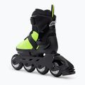 Pattini a rotelle per bambini Rollerblade Microblade giallo neon 3