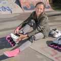 Rollerblade Apex G bianco/rosa, pattini a rotelle per bambini 18