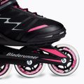 Pattini da donna Bladerunner by Rollerblade Advantage Pro XT nero/rosa 6