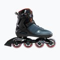 Pattini da uomo Rollerblade Sirio 80 orion blue/spicy orange 2