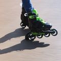 Pattini a rotelle Rollerblade Microblade per bambini nero/verde 9