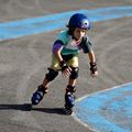 Pattini a rotelle Rollerblade Microblade per bambini blu notte/arancio caldo 11