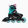 Pattini a rotelle per bambini Rollerblade Fury nero mare/verde 2