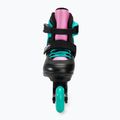 Pattini a rotelle per bambini Rollerblade Fury nero mare/verde 4