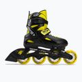 Pattini a rotelle Rollerblade Fury per bambini nero/giallo 2