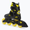 Pattini a rotelle Rollerblade Fury per bambini nero/giallo 3