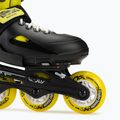 Pattini a rotelle Rollerblade Fury per bambini nero/giallo 5