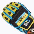Guanto da sci Level Worldcup CF giallo/blu 5