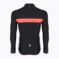 Felpa da ciclismo Santini Adapt nero/arancio da uomo 2