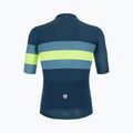 Maglia da ciclismo Santini Ecosleek Bengal fluor verde da uomo 3