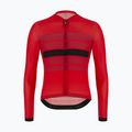 Felpa da ciclismo da uomo Santini Ecosleek Bengala rosso 4